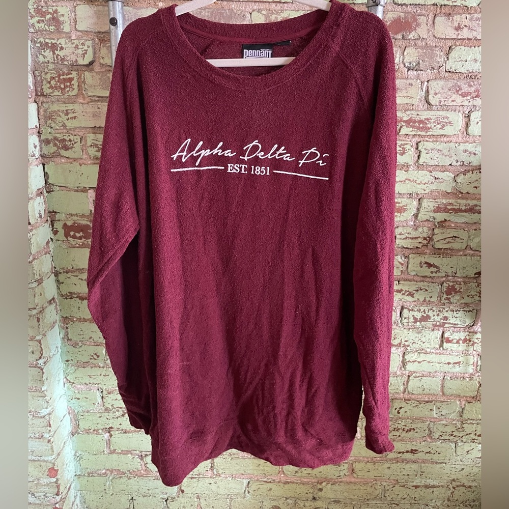 Brand New Never Worn Maroon Alpha Delta Pi Sweatshirt
